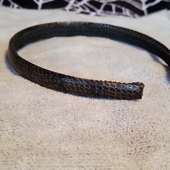 FREE WITH BUNDLE! Brown Snakeskin Girls Women's Headband - Picture 2 of 2
